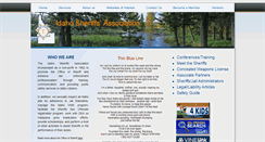 Desktop Screenshot of idahosheriffs.org